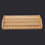 4 Tier 46 Hole Oak Display Rack