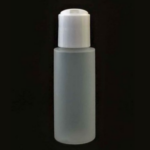 2 oz Natural Plastic Bottle w/Disc Top lid (3 pack)
